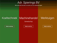 Tablet Screenshot of adr-spierings.nl